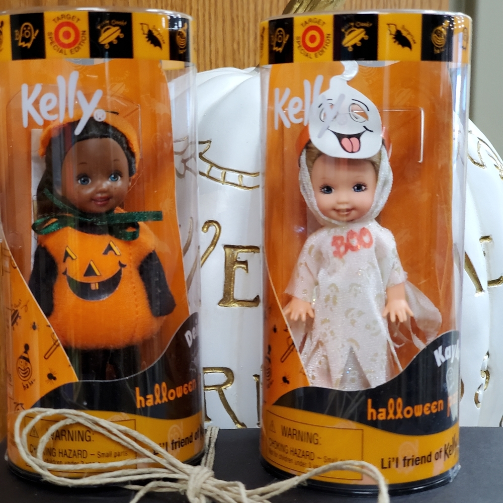 NIB Vintage 2000 Diedre And Kayla Halloween Collectible Mattel Barbie